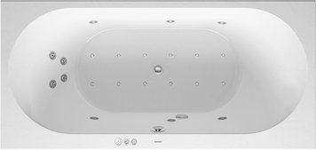 Duravit Darling New Гидромассажная ванна Белый цвет 1900x900 mm, 760245000CP1000 760245000CP1000 фото