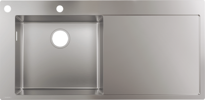 Мийка для кухні hansgrohe S71 S718-F450, нержавіюча сталь 43332800 43332800 фото