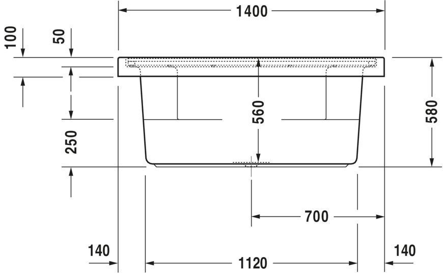 Duravit Blue Moon Гидромассажная ванна Белый цвет 1400x1400 mm, 760143000CE1000 760143000CE1000 фото