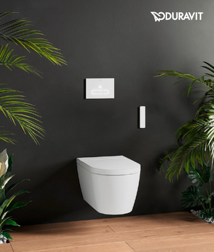 DURAVIT SENSOWASH STARCK F Pro Унитаз подвесной 37,8х57,5 с крышкой Sensowash и комплектом подключения 00731, белый, 650002012004300 650002012004300 фото