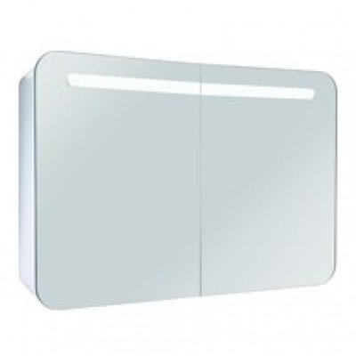 Duravit PURA VIDA Зеркальный шкаф с подсветкой 100x18,8х62см, белый глянцевый, PV9425/85/85 PV9425/85/85 фото