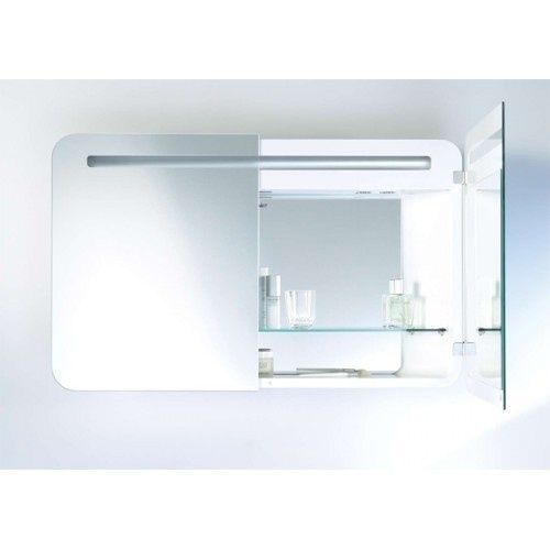 Duravit PURA VIDA Дзеркальна шафа з підсвічуванням 100x18, 8х62см, білий глянсовий, PV9425/85/85 PV9425/85/85 фото
