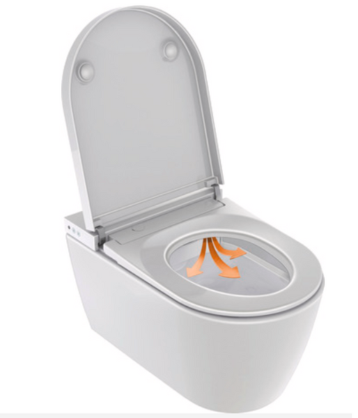 DURAVIT SENSOWASH STARCK F Pro Унитаз подвесной 37,8х57,5 с крышкой Sensowash и комплектом подключения 00731, белый, 650002012004300 650002012004300 фото