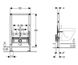 Geberit Duofix монтажный блок биде 82 см, монтажная планка для установки угловых фитингов с регул. высоты, 111.524.00.1 111.524.00.1 фото 2