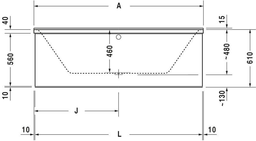 Duravit P3 Comforts Ванни Білий колір 1800x800 mm, 700377000000000 700377000000000 фото