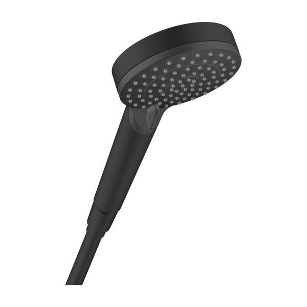 Hansgrohe VERNIS BLEND Showerpipe Душова система з лійкою верхнього та ручного душу, термостатом, шлангом та стійкою, чорний матовий, 26276670 26276670 фото