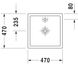 Duravit Starck 1 Накладна раковина, Білий колір Глянцевий - Глянцевий, 470 мм, 387470027 387470027 фото 8