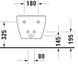 Duravit Happy D.2 Биде подвесное Белый цвет 540 mm, 22581500001 22581500001 фото 4
