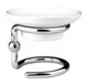 GESSI GLAMOUR Мильниця настільна, біла кераміка/inox, 4784.142.101 4784.142.101 фото 1
