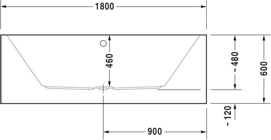 Duravit Vero Air Гидромассажная ванна Белый цвет 1800x800 mm, 760416000AS0000 760416000AS0000 фото