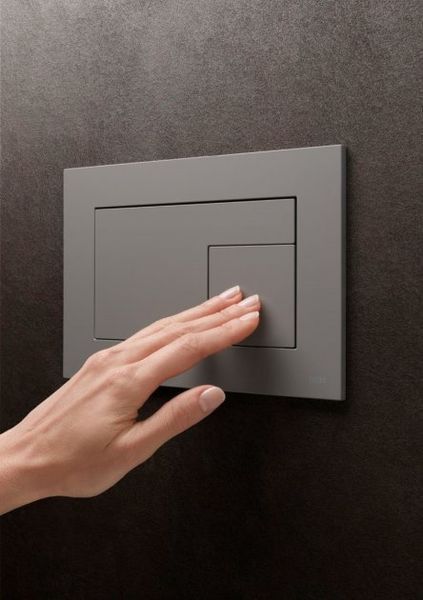 TECEvelvet Клавіша змиву для унітазу, антрацит Grigio Londra, 9240731 9240731 фото