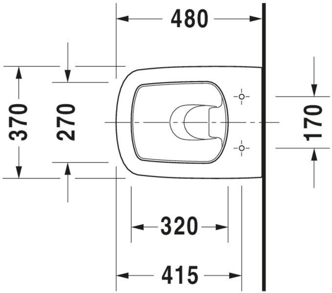 Duravit DuraStyle Унитаз подвесной Белый цвет 480 mm, 2539092000 2539092000 фото