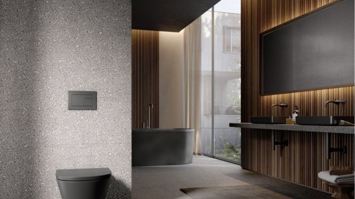 TECEvelvet Клавіша змиву для унітазу, антрацит Grigio Londra, 9240731 9240731 фото