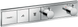 Термостат hansgrohe RainSelect скрытого монтажа на 2 потребителя, хром 15380000 15380000 фото 1